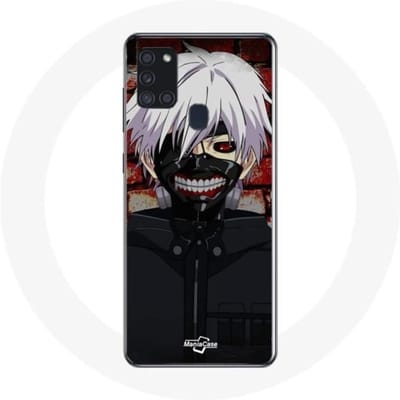 Coque - maniacase - Samsung Galaxy A21S - Tokyo Ghoul - Souple - Noir noir