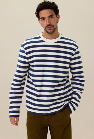 Sissy-Boy - Blauwe gestreepte sweater