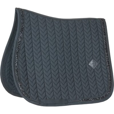 Kentucky Horsewear - Zadeldoek glitter stone jumping zwart