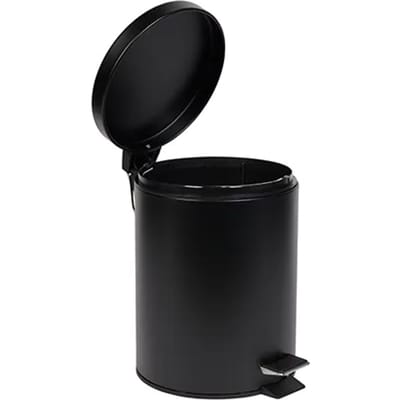 5l Pedal Bin Mat Zwart
