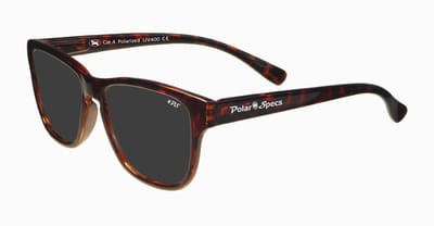 Polar Specs® Zonnebril Wave Classic PS9011 – Tortoise Bruin – Polariserend Zwart EXTRA DONKER Cat.4 – Small – Dames