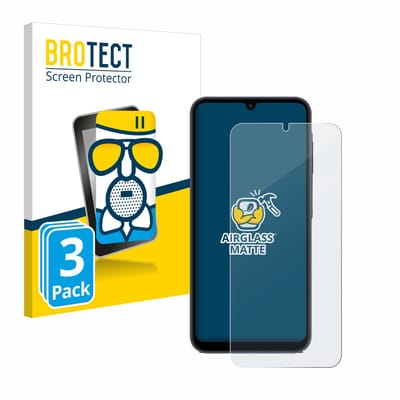 BROTECT - Screenprotector voor Samsung Galaxy A25 5G - Folie Beschermfolie Beschermglas matte 3 Stuks