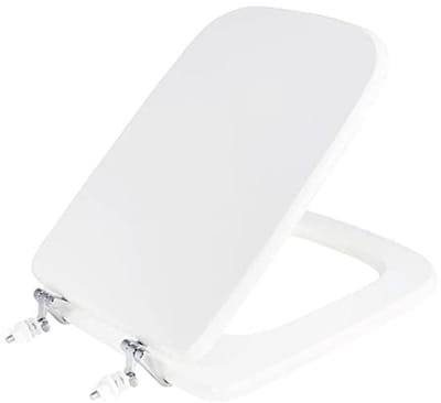 Ideale WC-bril met Hoogglans Afwerking, 34,2 x 42,6 cm, Wit