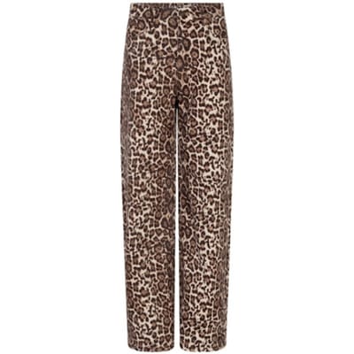 EsQualo Jeans Trousers Jeans Scarlet Leopard Sp26 12001 999 Print Dames Maat - W36