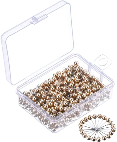 Dailygoody - Pinnen voor Kaarten - Antieke Look - Goud - 400 Delen