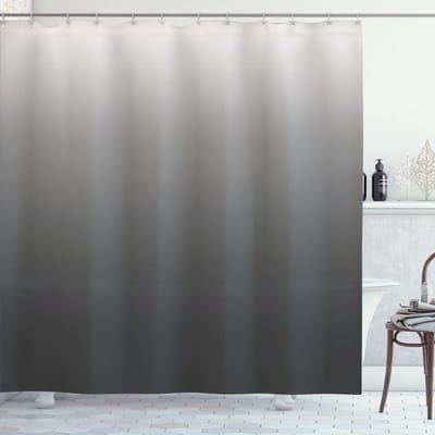 New Bed, Ombre Futuristische rookmist Douchegordijn Badkamer Decor Set met Haakjes, 180 cm B 200 cm L