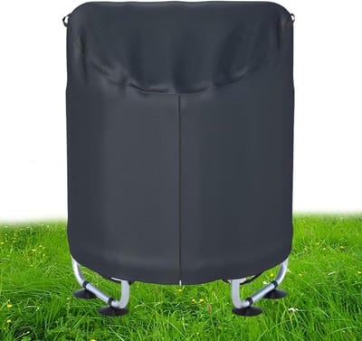 Trampoline hoes - Beschermhoes springbed - Buiten bescherming - Waterdicht Oxford stof - 39 x 62 inch - Zwart