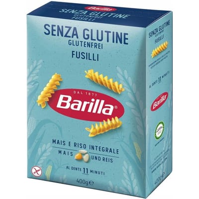 Glutenvrije pasta Barilla Fusilli 400g Italiaans