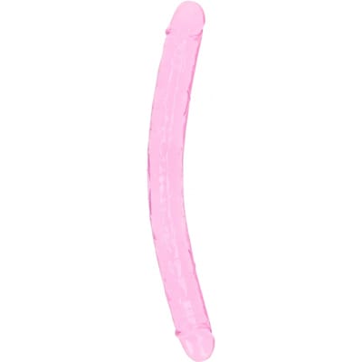 Shots - RealRock REA160PNK1 - Realistic Double Dong - 18'' / 45 cm - Pink