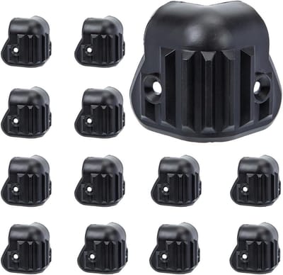 16 Stuks Geluidsbox Beschermingshoeken voor Speakers, Schokbestendig en Duurzaam, Zwart