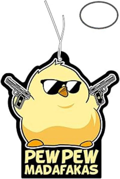 Octav8® Geurhanger Auto - Luchtverfrisser - Autogeur - Set of 2 - Yellow