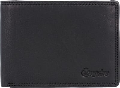 Esquire Duo Portemonnee Leer 11 cm - Jongens - Horizontaal - duo schwarz