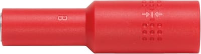 Wurth - VDE-dopsleutel, 3/8 inch zeskant, lang - VDE 3/8 inch dopsleutel, metrisch, zeskant, lang x 1 st Soort aandrijving Binnenvierkant Sleutelwijdte 8 mm
