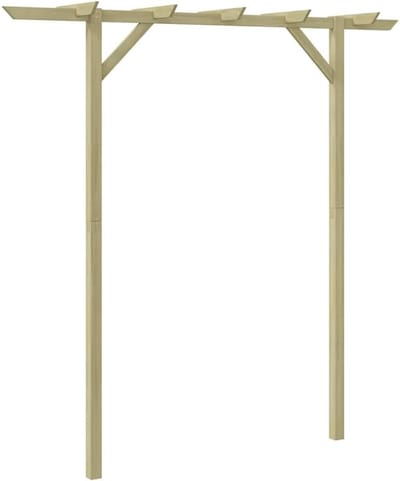 Pergola Rozenboog voor Klimplanten - Houten Tuindecoratie met Dakje