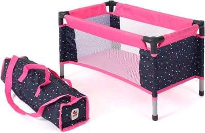 Bayer Chic 2000 - Poppen Reisbedje - Confetti Pink