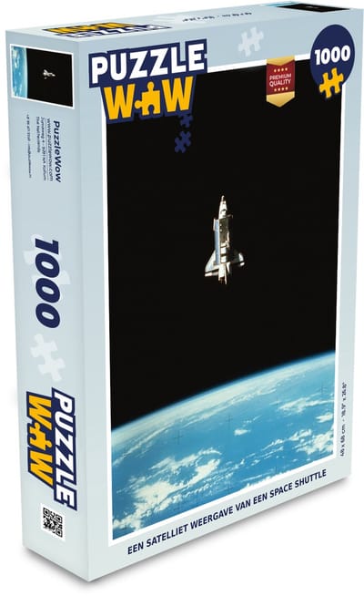 Puzzel Een satelliet weergave van een space shuttle - Legpuzzel - Puzzel 1000 stukjes volwassenen