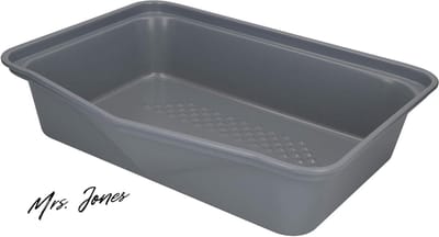Mrs. Jones Grote Ovenschaal Koolstofstaal Smart Ceramic Grijs 42 x 316 x 97 Centimeter Ovenschaal .