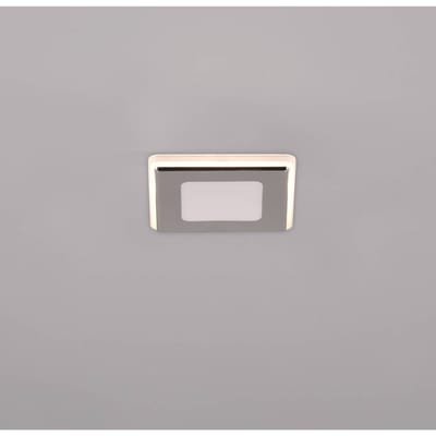 Trio Lighting LED inbouwlamp Nimbus IP44 8,5x8,5cm 830 chroom
