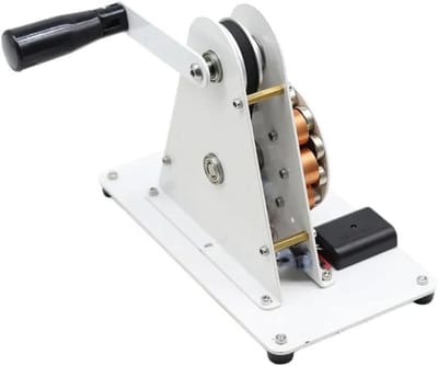 Hand Crank Generator - Draagbare Oplader - Noodstroom Opladen - Metalen Tandwielen - 50W - Zwart