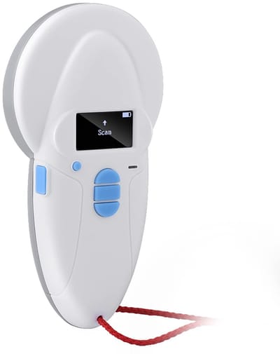 Allecto - Microchip Reader voor Paarden - Draadloze ID Scanner - Hoogwaardige Scherm - Betrouwbaar - Paardidentificatie - Diergezondheid - Geschikt...