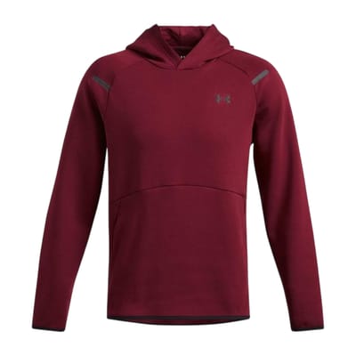 Under Armour Heren Essential Fleece Raglan Hoodie (Rood)