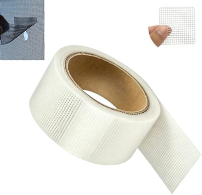 Hor Reparatie Tape - 5cm*5m - Reparatie van horren - Insectengaas voor schermramen - Zelfklevende reparatiepleisters - Hor Reparatie - Op maat te snijden - Wit