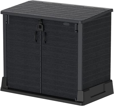 MIRA® Afvalcontainerombouw – Containeropslag – Enkele containerkast – Donkergrijs - 74cm x 130cm x 110cm