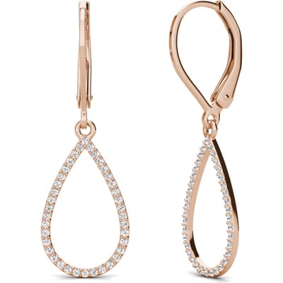 Laelia Dangling Hoop Earrings - Oostenrijks kristal