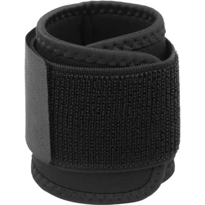 Verstelbare Fitness Polsbanden Ondersteuning Gym Wraps Brace voor Handkrachttraining Sportpolsbanden Bandage black