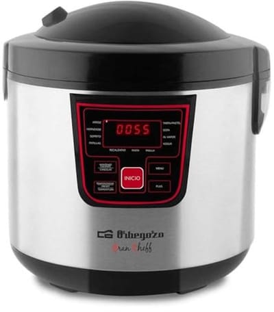 Keukenmachine - Multicooker Kookpan - Maaltijden Bereiden - 11 Kookprogramma's - 5 Liter Inhoud - Roestvrij Staal Grijs