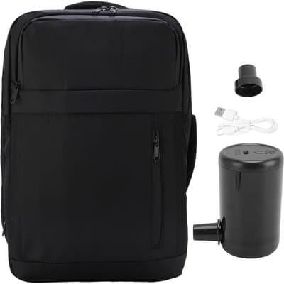 Vacuum Rugzak met Pomp 36L tot 55L Uitbreidbaar Waterdicht Vacuum Compressie Rugzak voor 17.3