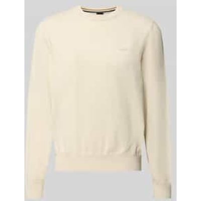 Regular fit gebreide pullover van puur katoen model 'UPCAS'
