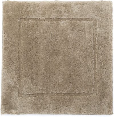 Casilin WC-mat Antislip Orlando - 60x60cm - Vierkante Badmat - Waterabsorberend - Wasbaar en Sneldrogend - Acryl - Bruin