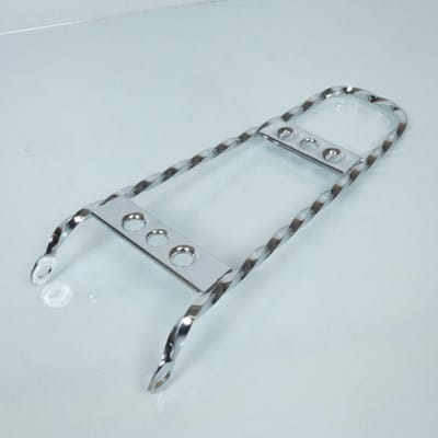 Porte bagage RSM pour Mobylette Peugeot 50 103 SP chrome torsade Neuf