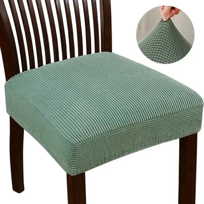 Jacquard Stoelhoezen Rekbaar Effen Kleur Antislip Stoelhoezen Zachte Bankzittinghoes Woonkamer Restaurant Kantoor Hotel 1 PC