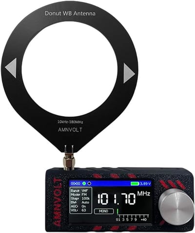 Draagbare Mini Radio Ontvanger FM AM LSB USB Volledig Band Radio met IPS Scherm