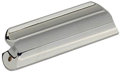 Boston TBF-20 pedal steel toonbar, chroom, met vingergrip, lengte 7,5 cm