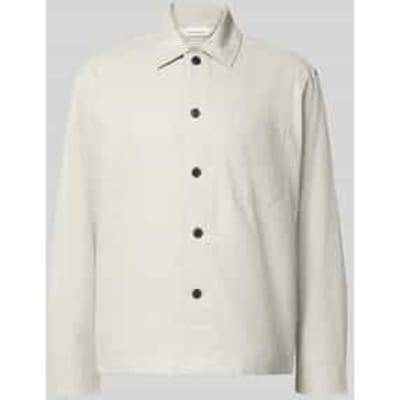 relaxed fit overshirt van puur katoen model 'HENRY'