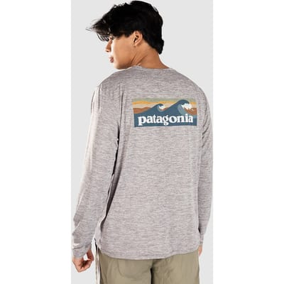 Patagonia Cap Cool Daily Graphic Longsleeve Lycra blauw