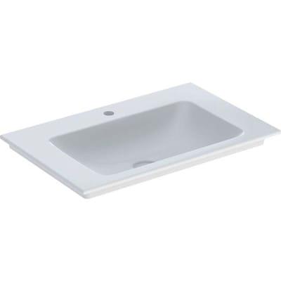 Geberit ONE furniture washbasin 75 cm, vertical outlet, 1 tap hole, without overflow 505.010.01.2