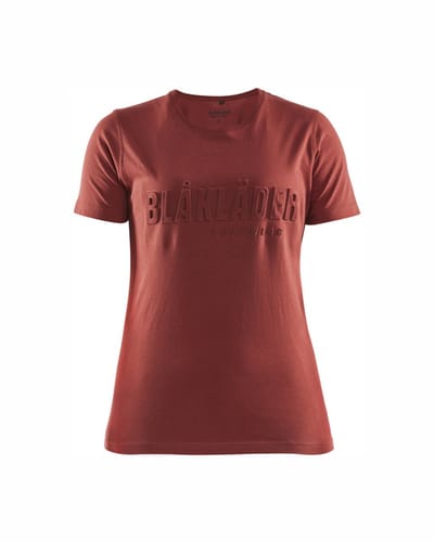 Blaklader Dames T-shirt 3D 3431-1042 - Gebrand rood - XS
