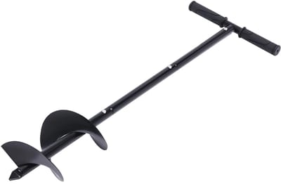 Handboor 15 cm - instelbaar - antislip handgreep - ideaal voor beplantingen - SnelShoppen