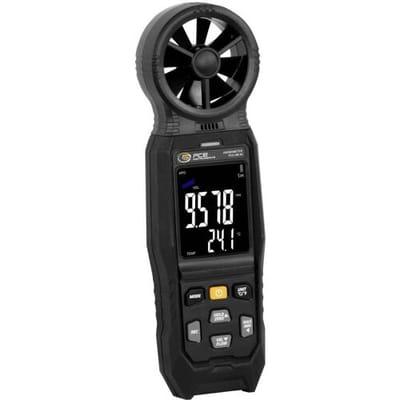 PCE Instruments PCE-AM 40 Windmeter 1 tot 162 km/h Met temperatuurmeting, Met USB-interface