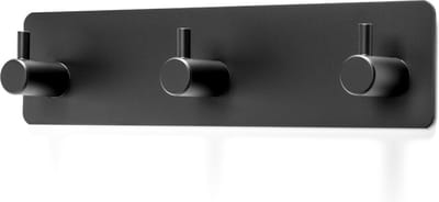New Age Devi - Luxe Zelfklevende Handdoekhaakjes voor de Badkamer - Zwart en Multifunctioneel
