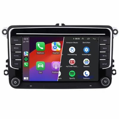 Autoradio geschikt voor Seat | 2GB + 32GB | 2004 t/m 2018 | Android 13 | CarPlay & Android Auto