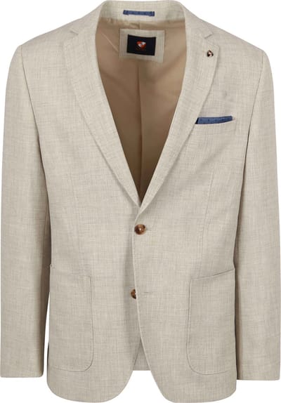 Suitable Colbert Leek Beige - Maat 46 - Heren blazer
