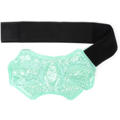 Koel Gel Kniepakket Herbruikbaar Warm Koud Kompres Gel Elleboog Pad Zak voor Pijnverlichting Green