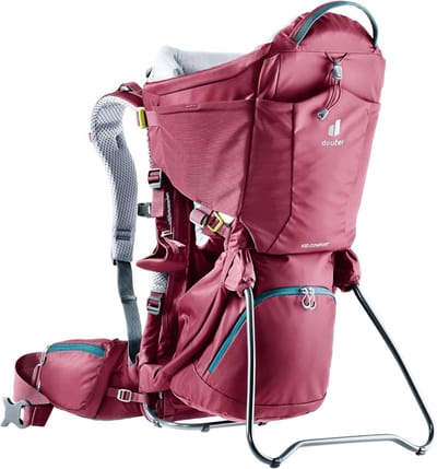 Kinderdrager Rugzak - Draagzak Outdoor - Wandelen Avontuur - Verstelbaar Rugsysteem - 43 x 81 x 20 cm - Kastanjebruin