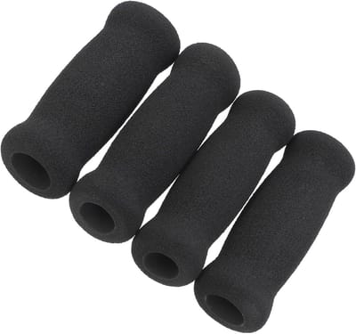 Fietshandvat Beschermhoezen - Stuurgrepen Fiets - Comfortabel Fietsen - Antislip Ontwerp - 4 Stuks - Zwart