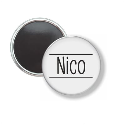 Button Met Magneet 58 MM - Nico - NIET VOOR KLEDING